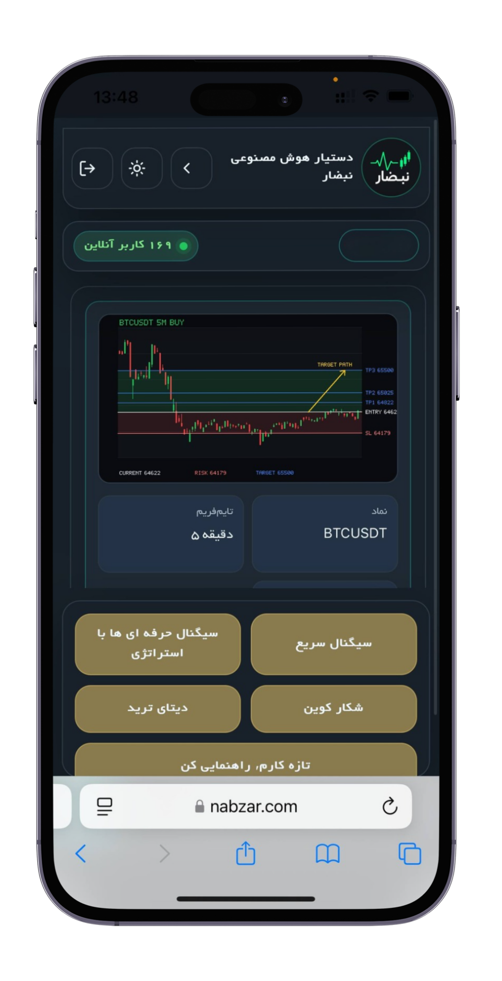 دستیار هوش مصنوعی ترید نبضار